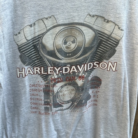 Vintage 1998 Harley Davidson Van Nuys California T-Shirt Size Medium - Picture 2 of 6